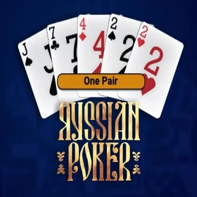 Russian Poker game by OneTouch Games – logo hosted on Honeybetz Casino