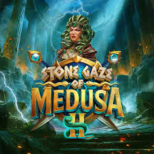 Stone Gaze of Medusa 2 logo by Stakelogic at Honeybetz Casino