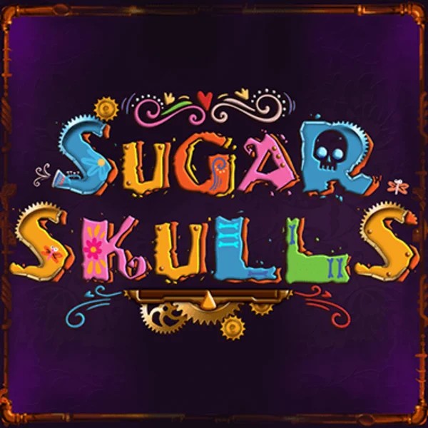 Sugar Skulls logo by Booming Games Honeybetz Casino